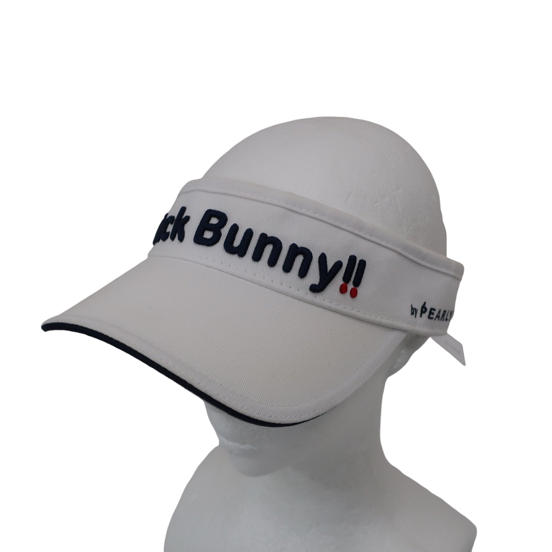 Jack Bunny(ジャックバニー) サンバイザー 白 レディース フリーサイズ 262-9987221 A