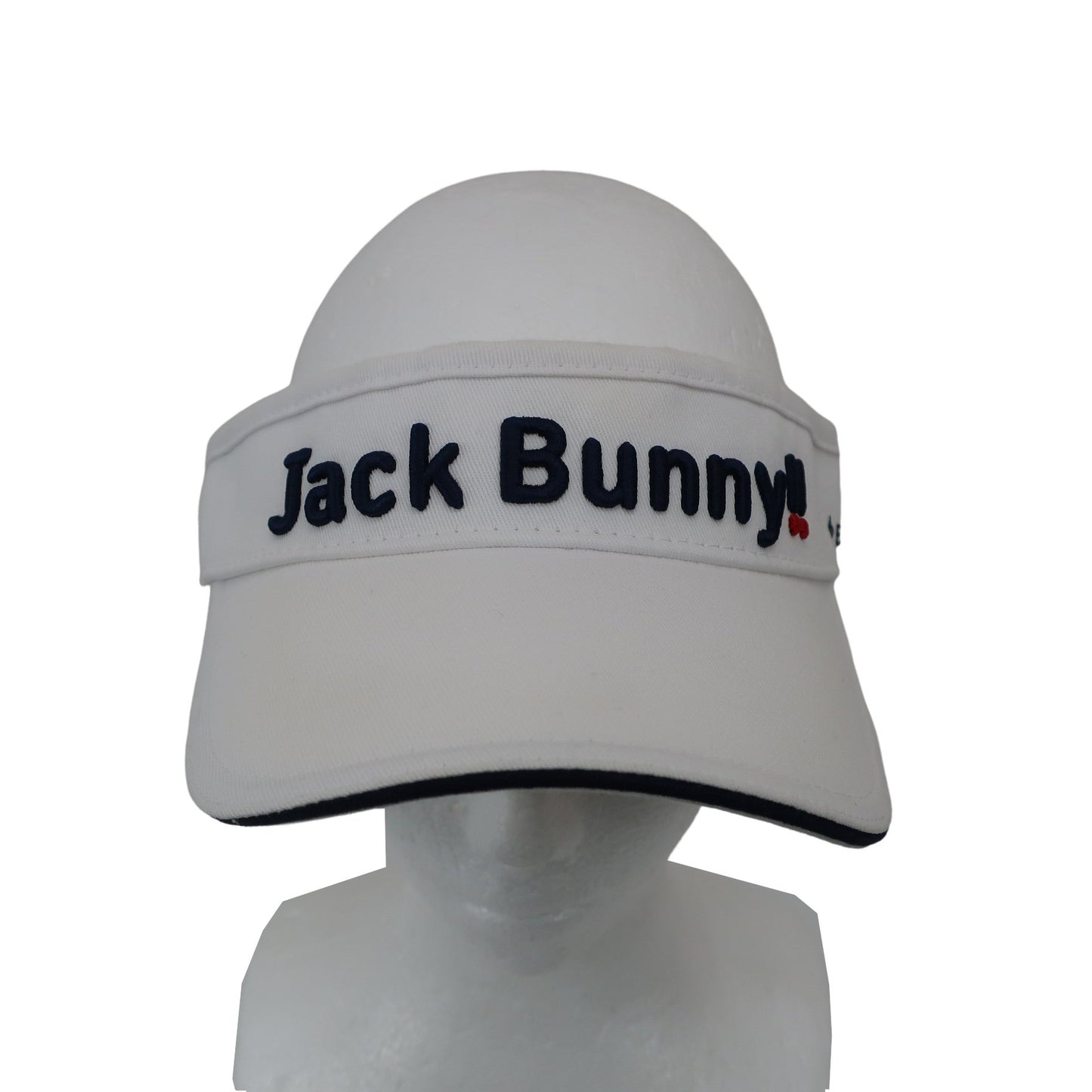 Jack Bunny(ジャックバニー) サンバイザー 白 レディース フリーサイズ 262-9987221 A