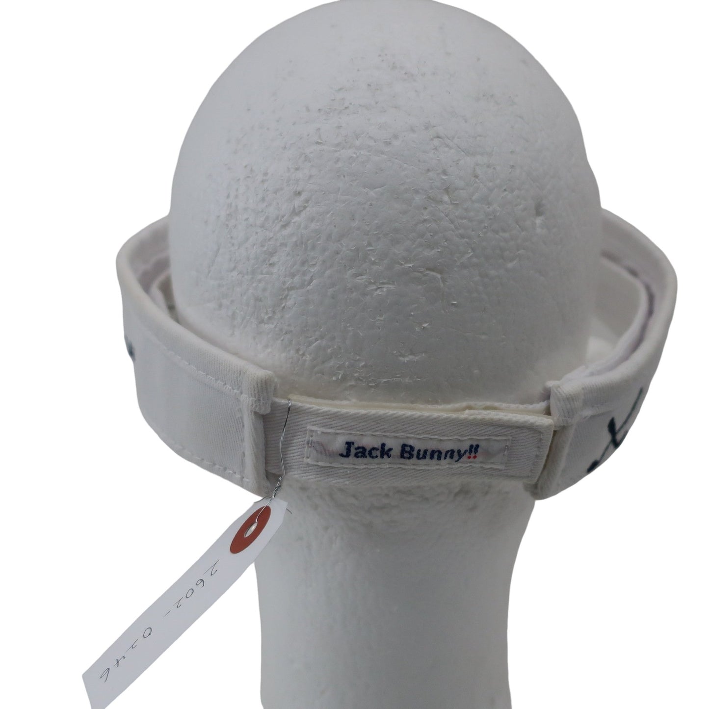 Jack Bunny(ジャックバニー) サンバイザー 白 レディース フリーサイズ 262-9987221 A