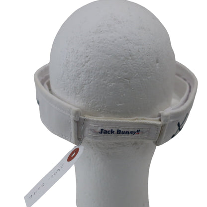 Jack Bunny(ジャックバニー) サンバイザー 白 レディース フリーサイズ 262-9987221 A