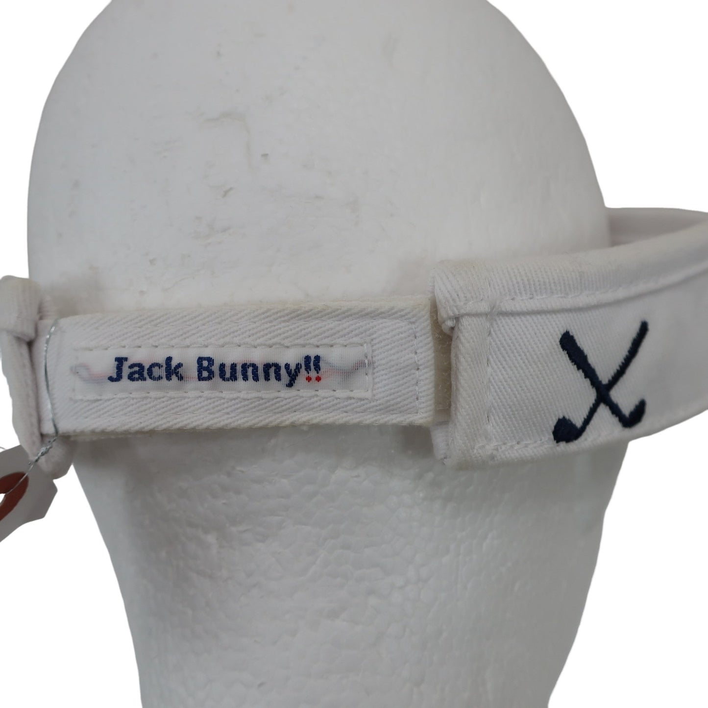 Jack Bunny(ジャックバニー) サンバイザー 白 レディース フリーサイズ 262-9987221 A