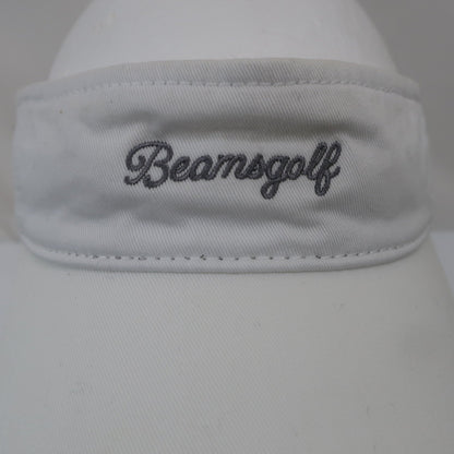 BEAMS GOLF(ビームスゴルフ) サンバイザー 白 レディース フリーサイズ A