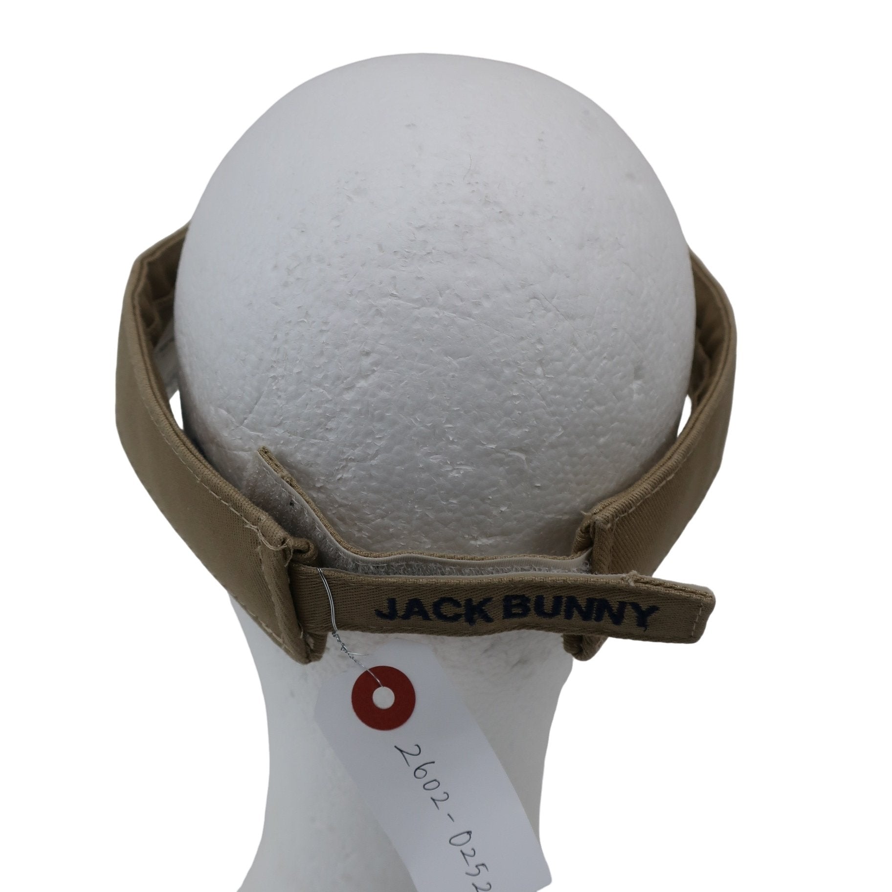Jack Bunny(ジャックバニー) サンバイザー ベージュ レディース フリーサイズ A
