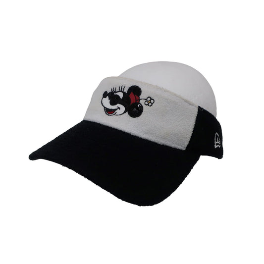 NEW ERA(ニューエラ) サンバイザー 黒白 ミニーちゃん レディース フリーサイズ A