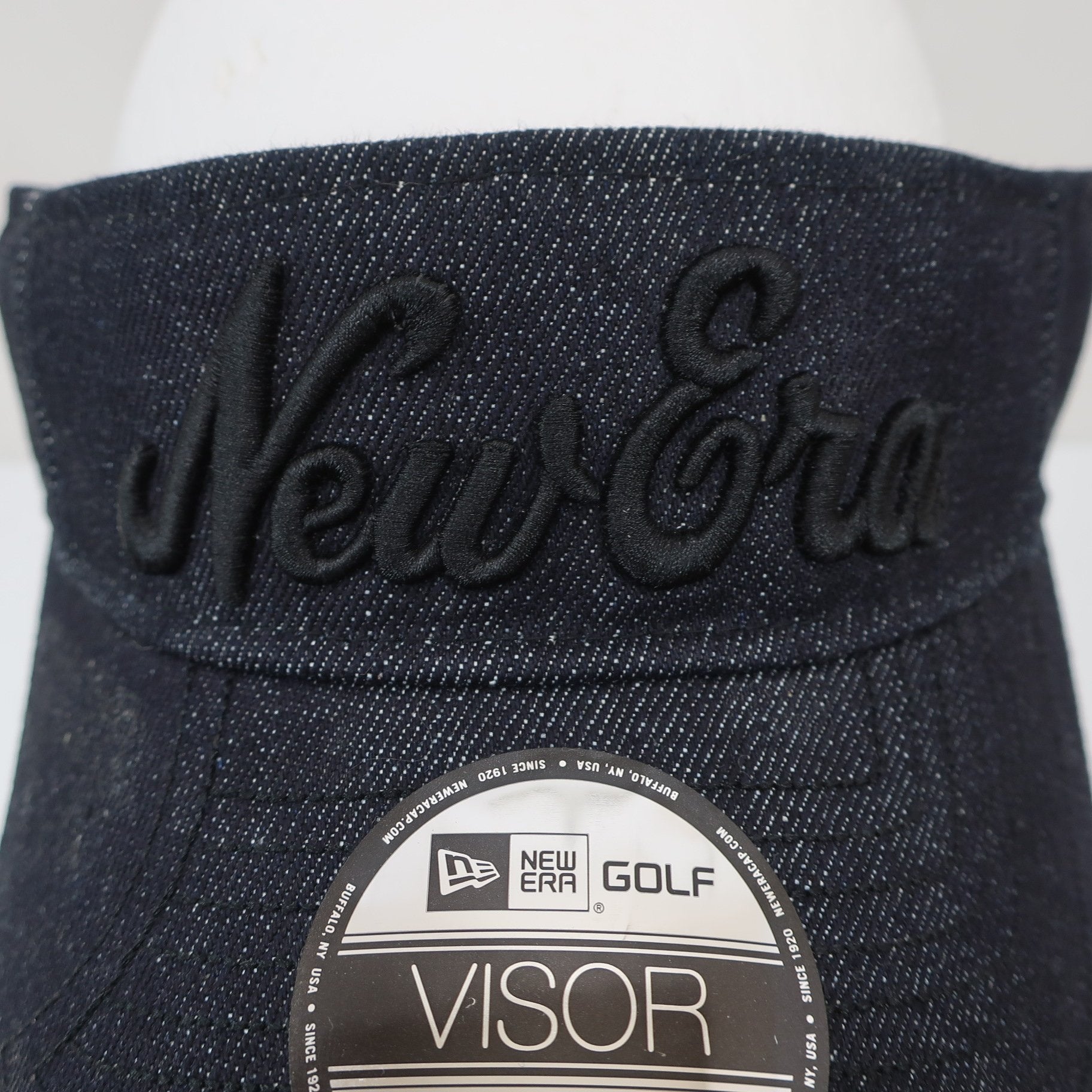 NEW ERA(ニューエラ) サンバイザー デニム レディース フリーサイズ A