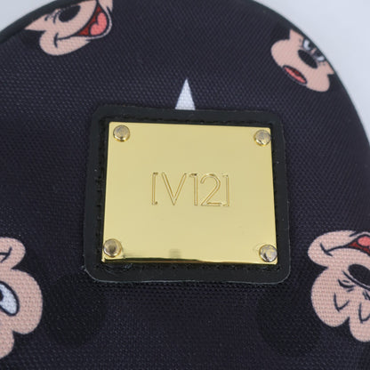 V121 ヘッドカバー2点セット 黒 ミッキー柄 FW用×2 A