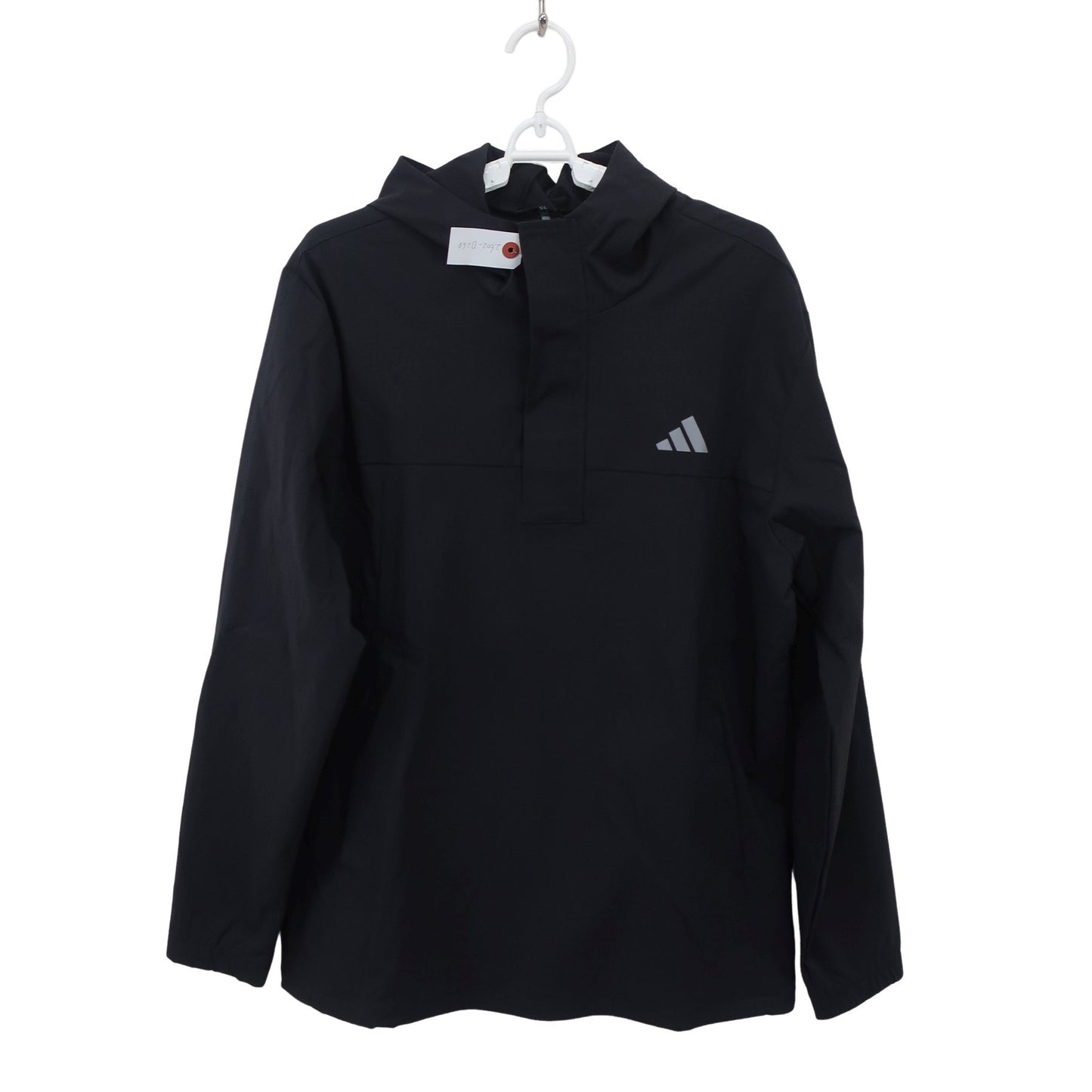 adidas(アディダス) ハーフジップパーカー 黒 メンズ XL A