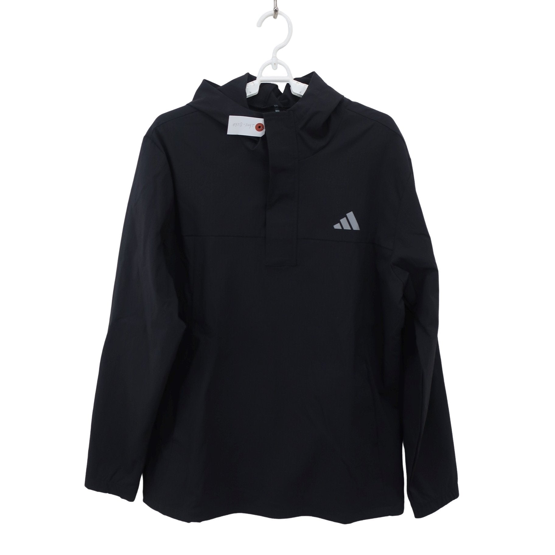 adidas(アディダス) ハーフジップパーカー 黒 メンズ XL A