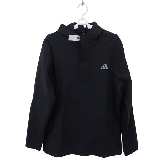 adidas(アディダス) ハーフジップパーカー 黒 メンズ XL A