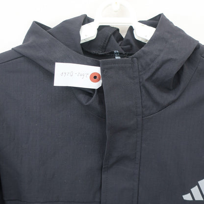 adidas(アディダス) ハーフジップパーカー 黒 メンズ XL A