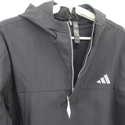 adidas(アディダス) ハーフジップパーカー 黒 メンズ XL A