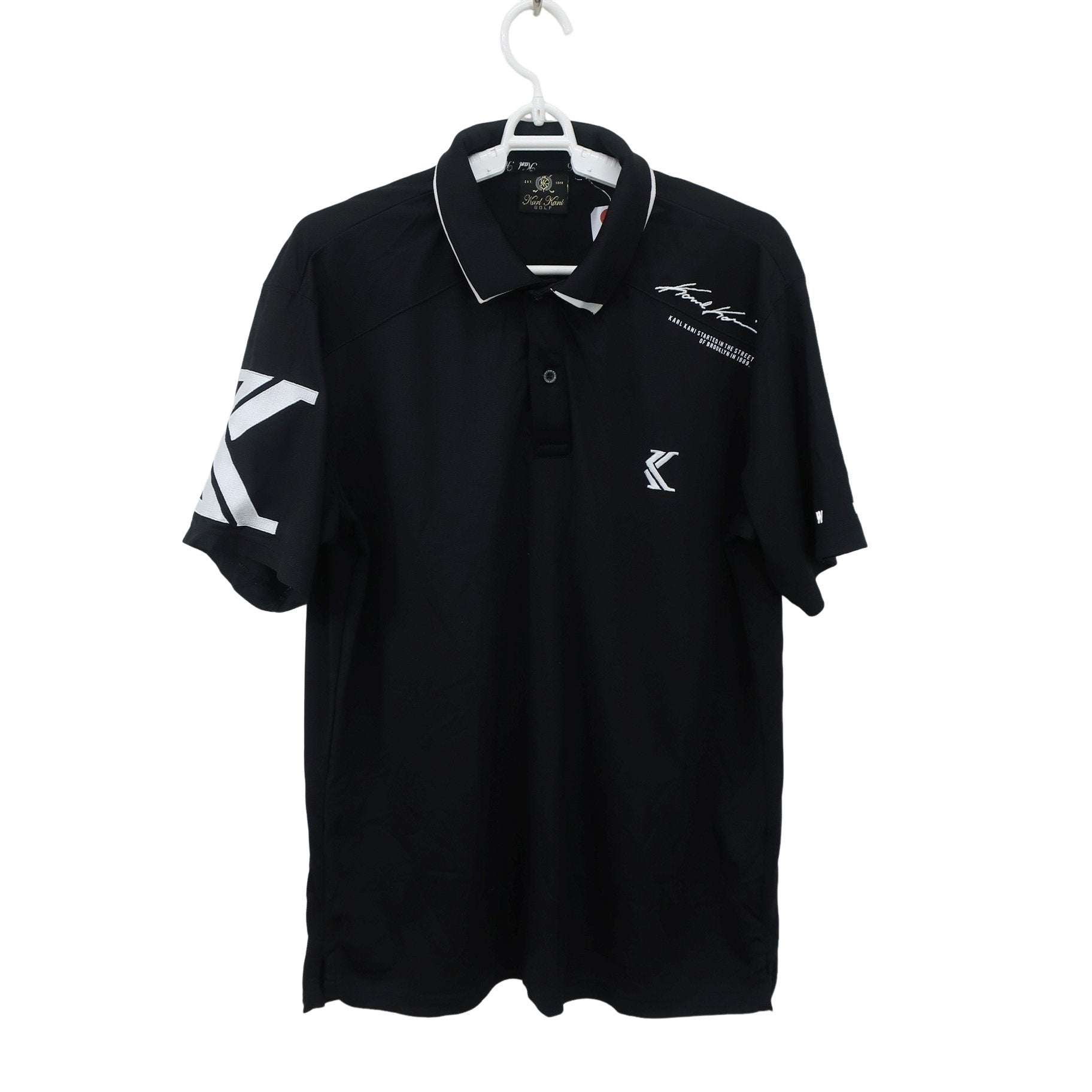 Karl Kani GOLF ポロシャツ 黒 メンズ L A