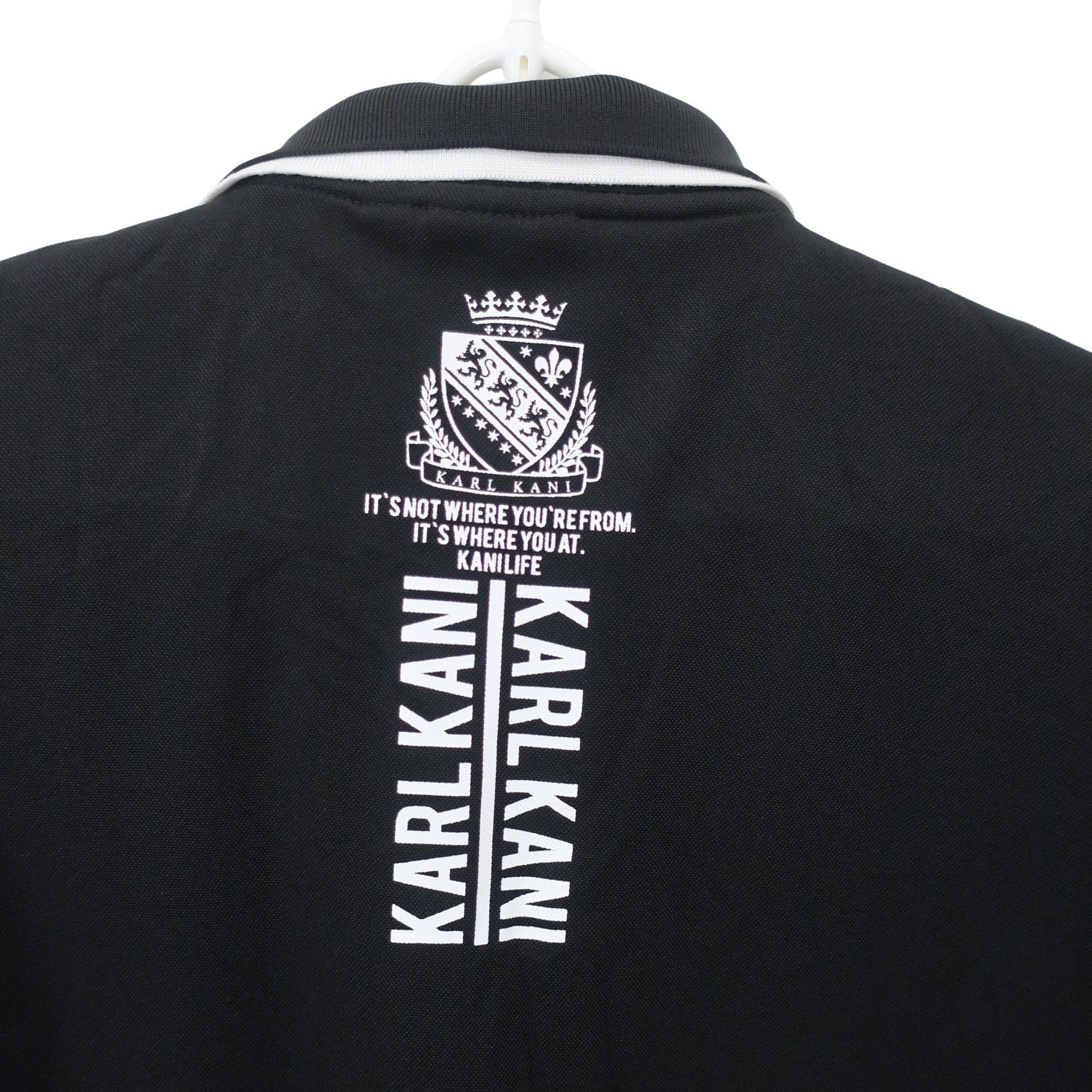 Karl Kani GOLF ポロシャツ 黒 メンズ L A