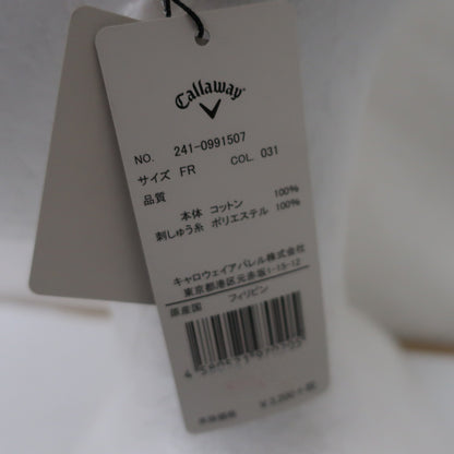Callaway(キャロウェイ) サンバイザー 白 メンズ フリーサイズ 241-0991507 N