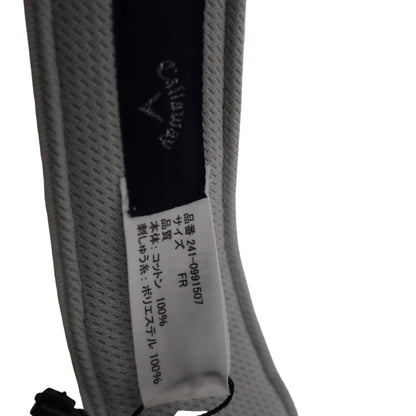 Callaway(キャロウェイ) サンバイザー 白 メンズ フリーサイズ 241-0991507 N