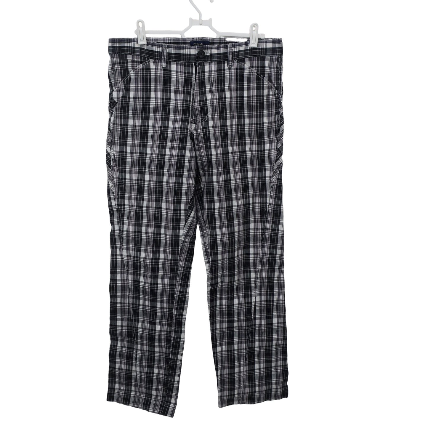 Munsingwear1 パンツ 黒系チェック メンズ 2 A