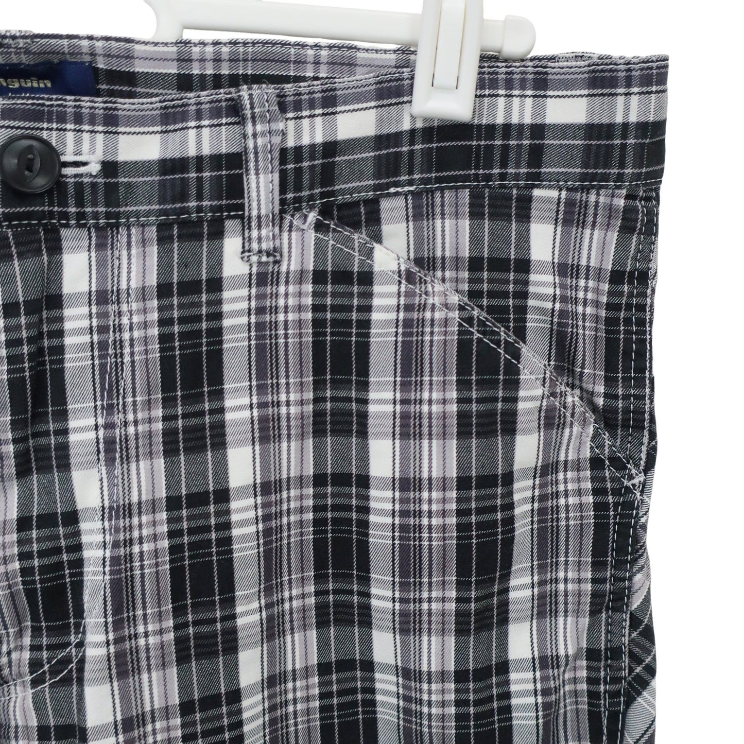 Munsingwear1 パンツ 黒系チェック メンズ 2 A