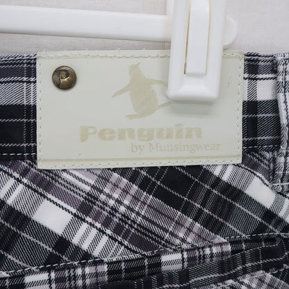 Munsingwear1 パンツ 黒系チェック メンズ 2 A
