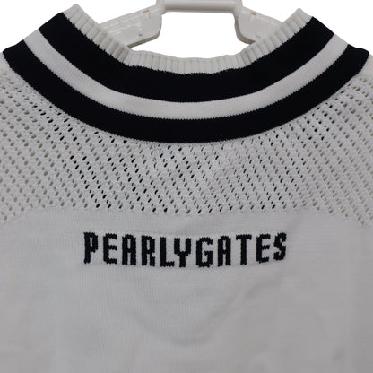 PEARLY GATES(パーリーゲイツ) ベスト 白ネイビー レディース 1 055-8173106 A