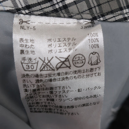 adidas1 ナイロンパンツ グレー系チェック レディース L/G A