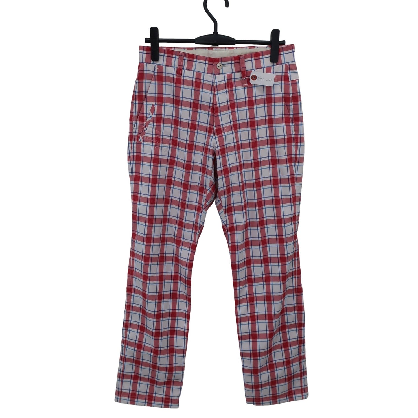 adidas1 パンツ ピンクチェック レディース 76 A