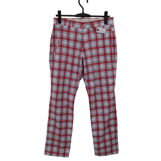 adidas1 パンツ ピンクチェック レディース 76 A