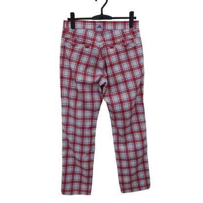 adidas1 パンツ ピンクチェック レディース 76 A