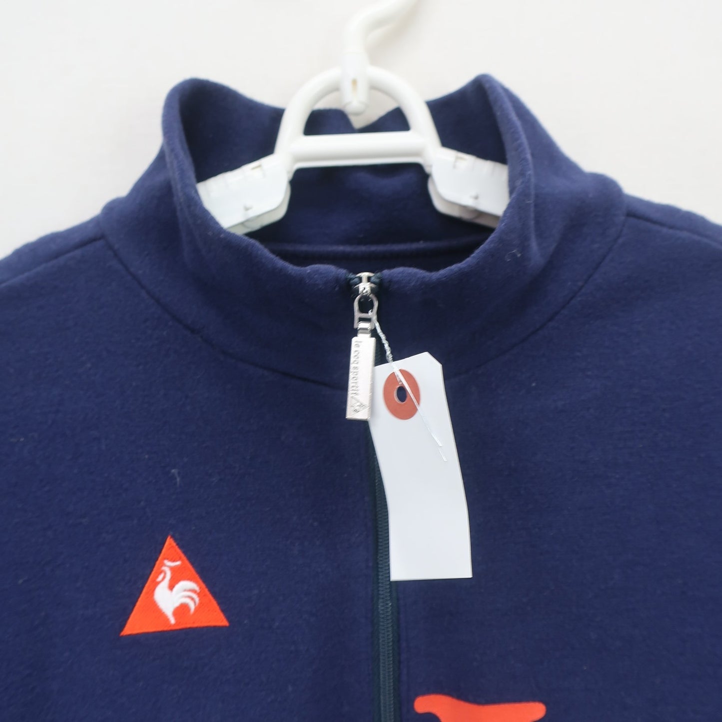 le coq sportif(ルコックスポルティフ) 長袖ハーフジップシャツ ネイビー レディース LL B