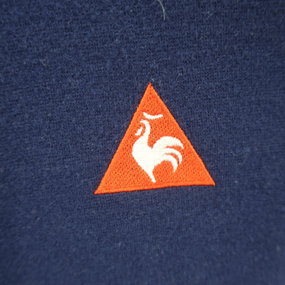le coq sportif(ルコックスポルティフ) 長袖ハーフジップシャツ ネイビー レディース LL B