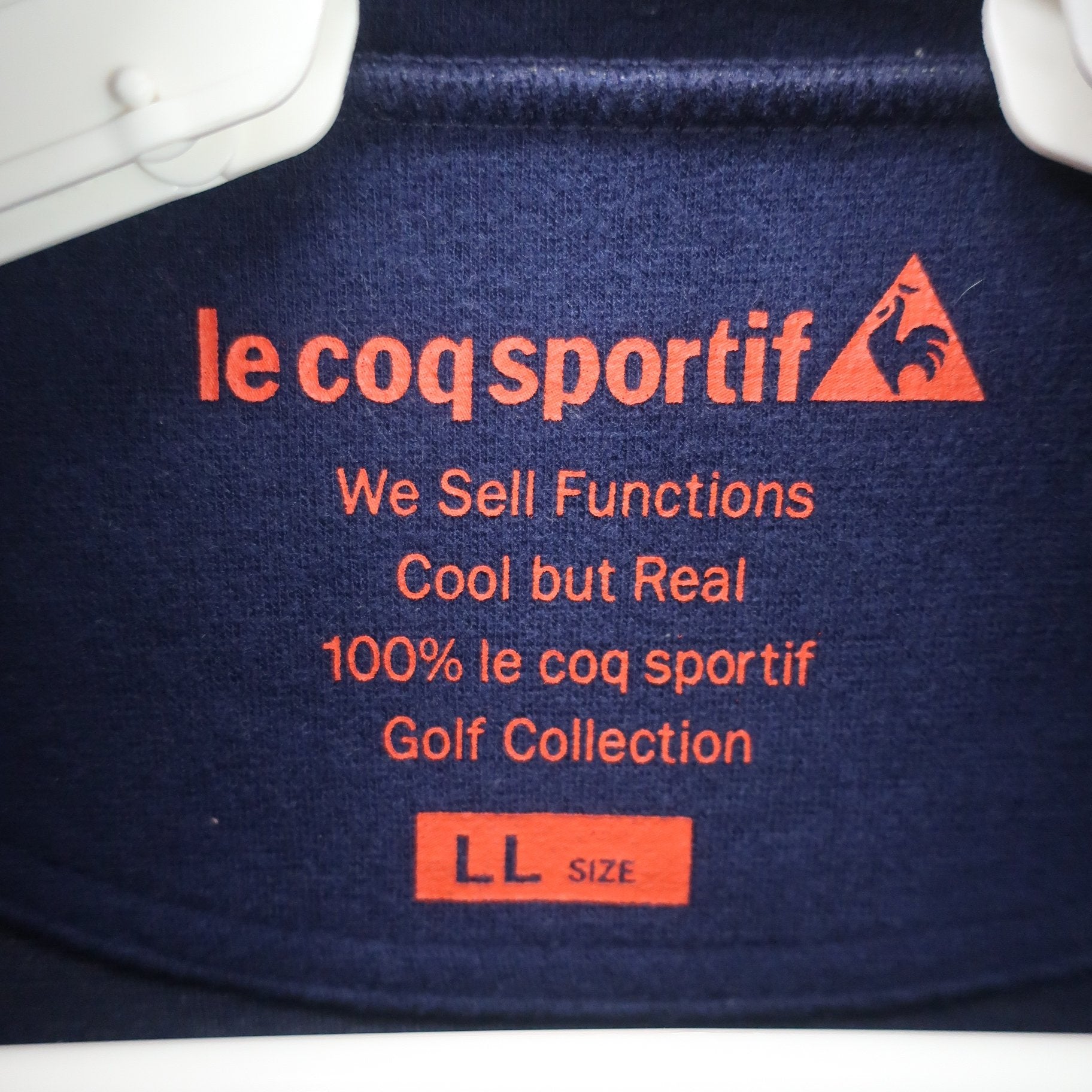 le coq sportif(ルコックスポルティフ) 長袖ハーフジップシャツ ネイビー レディース LL B
