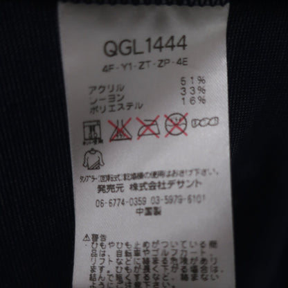 le coq sportif(ルコックスポルティフ) 長袖ハーフジップシャツ ネイビー レディース LL B