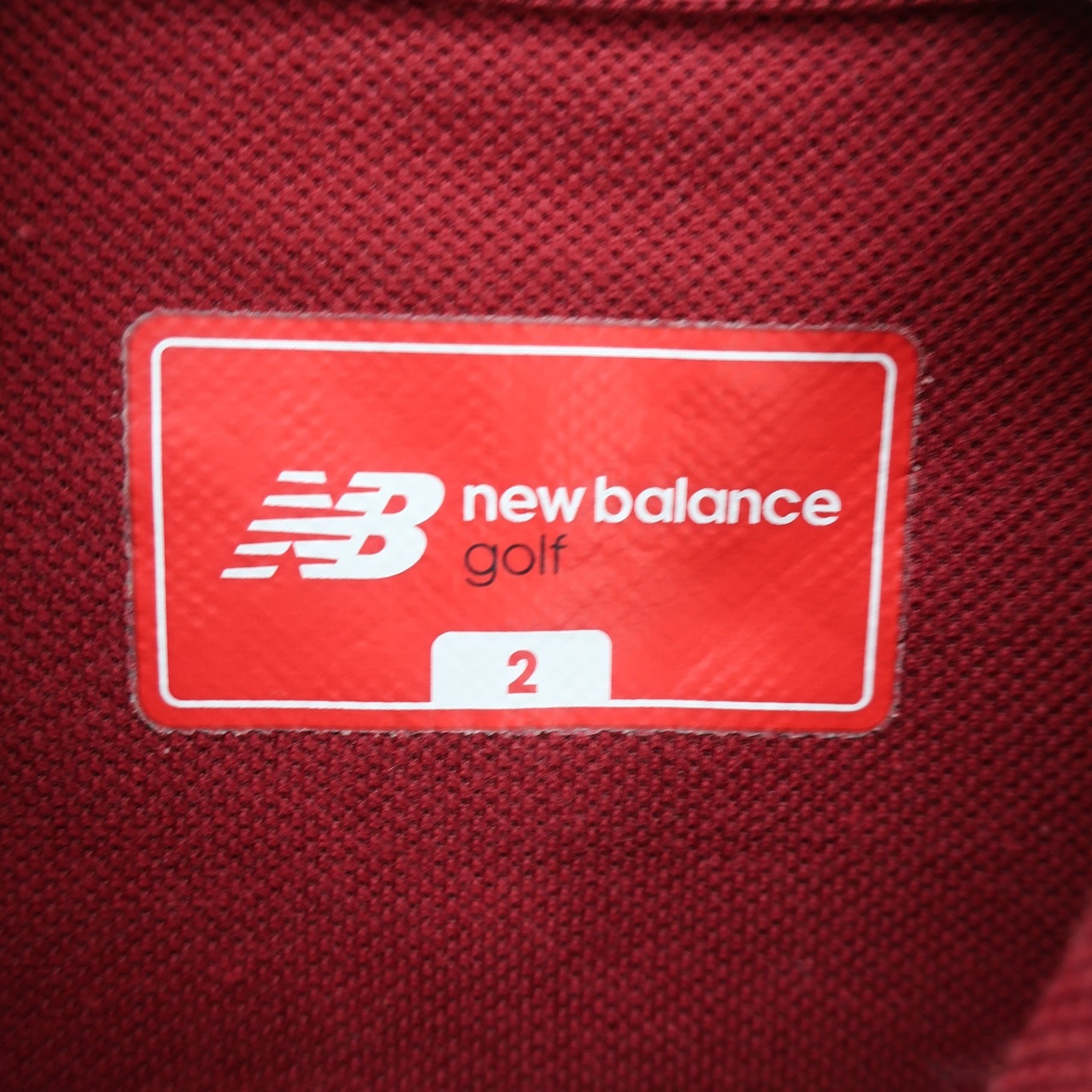 New Balance golf(ニューバランスゴルフ) ポロシャツ 赤 レディース 2 012-7268503 B