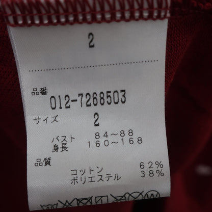 New Balance golf(ニューバランスゴルフ) ポロシャツ 赤 レディース 2 012-7268503 B