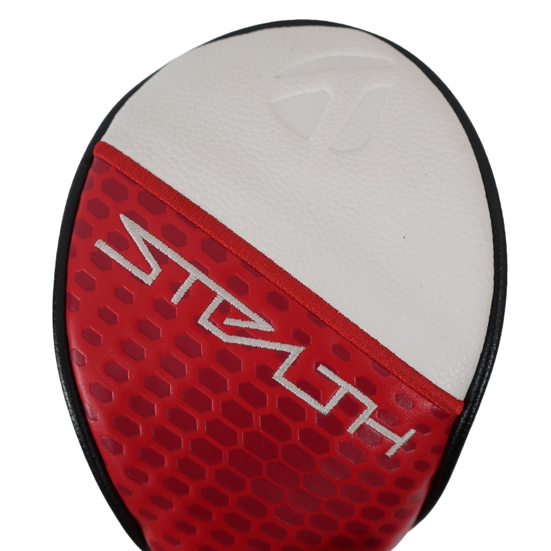 TaylorMade1 ヘッドカバー 黒白赤 FW用 STEALTH A