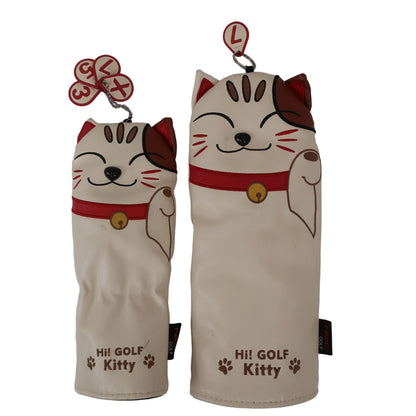 1 ヘッドカバー2点セット ネコ FW用 / UT用 B