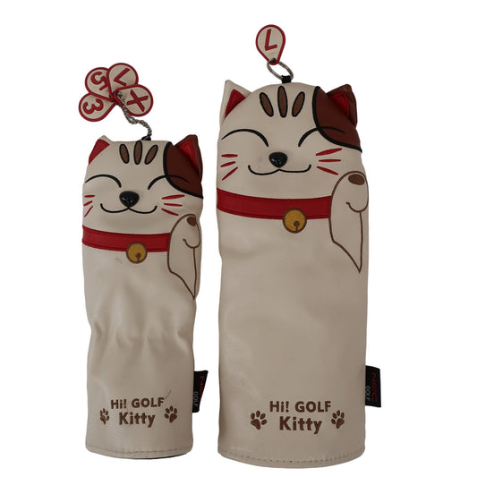 1 ヘッドカバー2点セット ネコ FW用 / UT用 B
