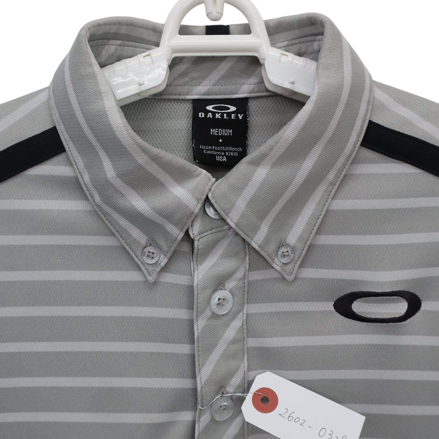 OAKLEY(オークリー) ポロシャツ グレー メンズ M A