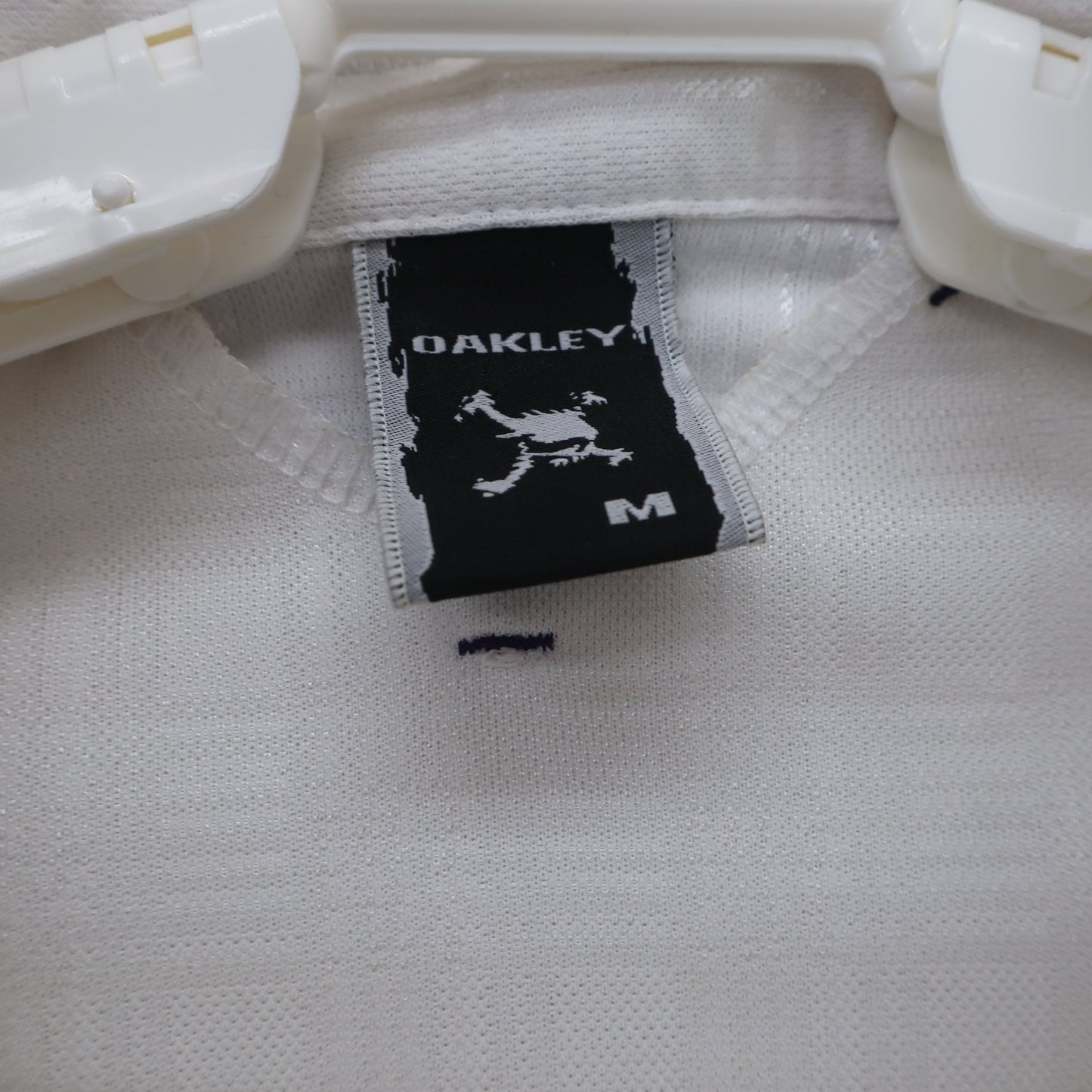 OAKLEY(オークリー) 長袖ポロシャツ 白 メンズ M B