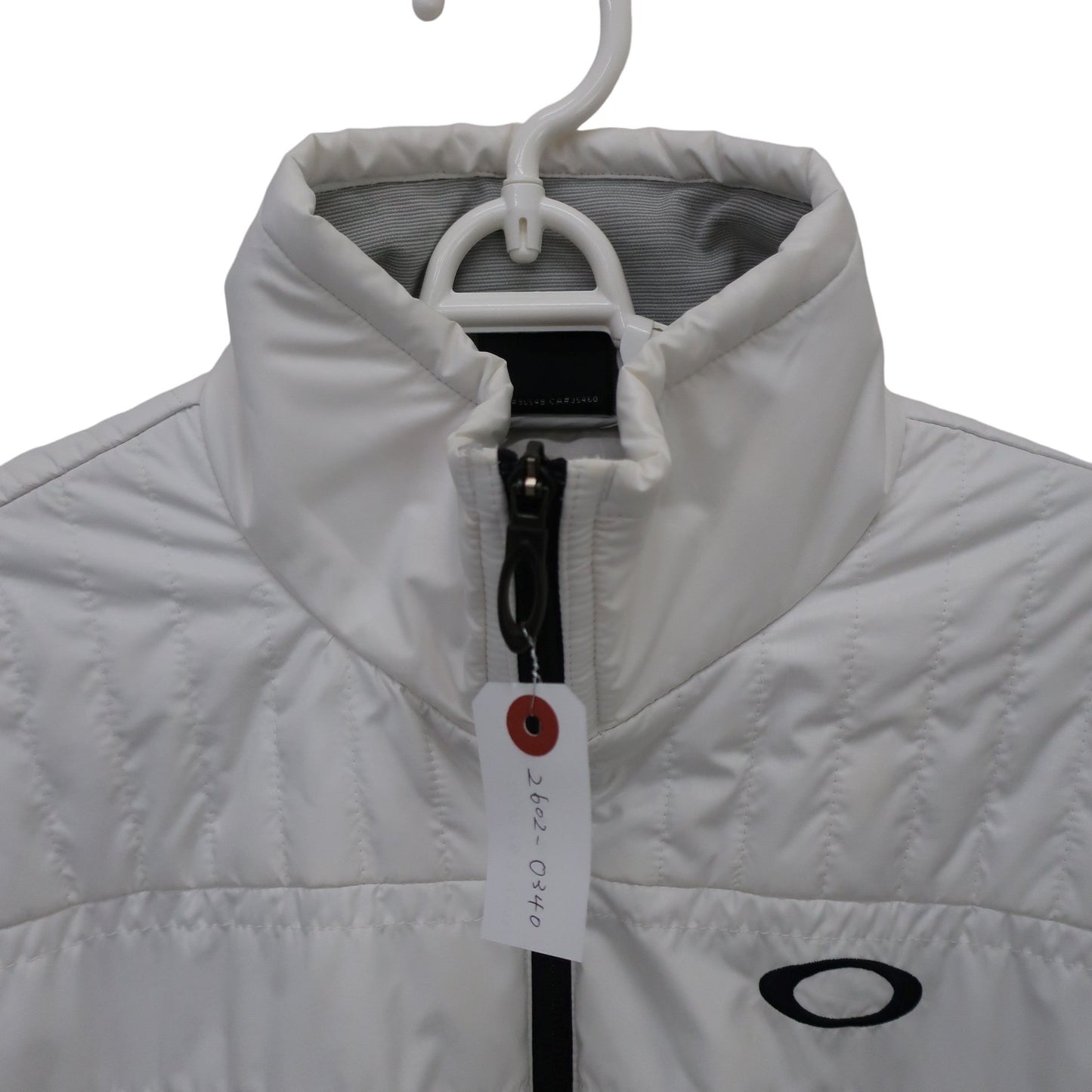 OAKLEY(オークリー) フルジップジャケット 白グレー メンズ M A