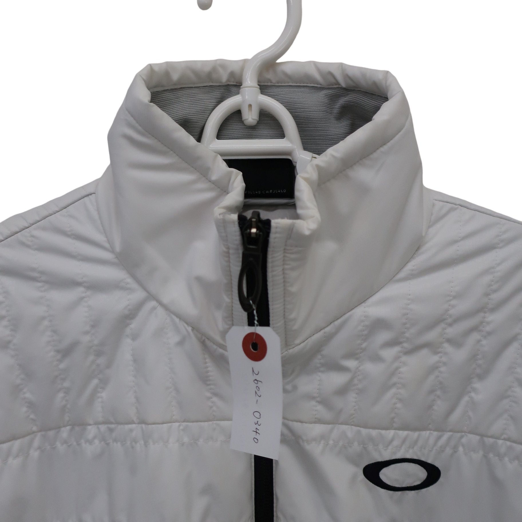 OAKLEY(オークリー) フルジップジャケット 白グレー メンズ M A