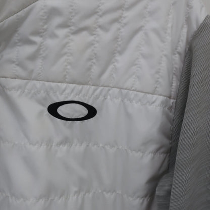 OAKLEY(オークリー) フルジップジャケット 白グレー メンズ M A