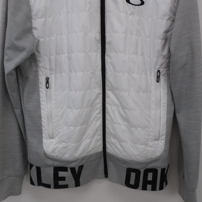 OAKLEY(オークリー) フルジップジャケット 白グレー メンズ M A