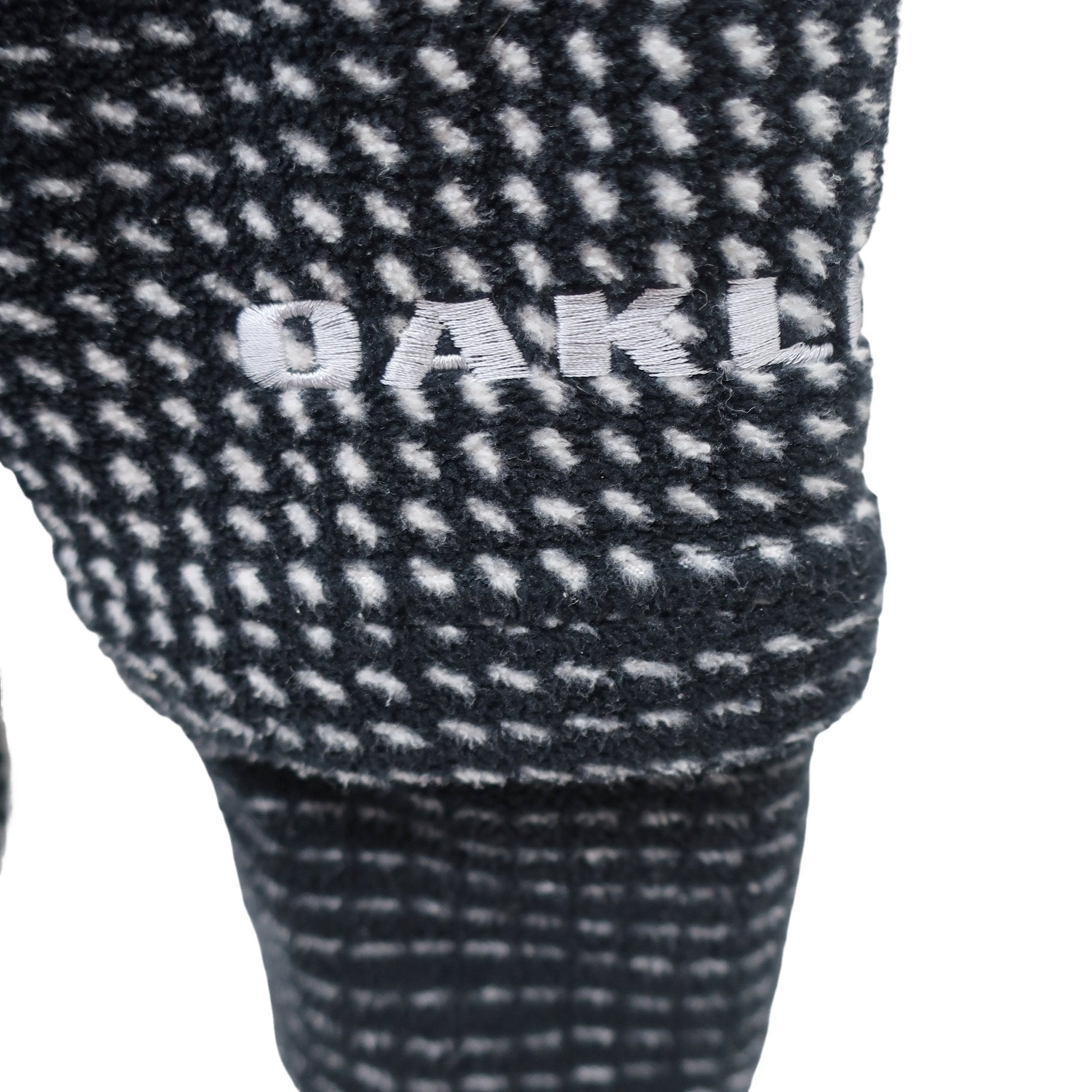 OAKLEY(オークリー) ハイネックシャツ 黒白総柄 メンズ M A