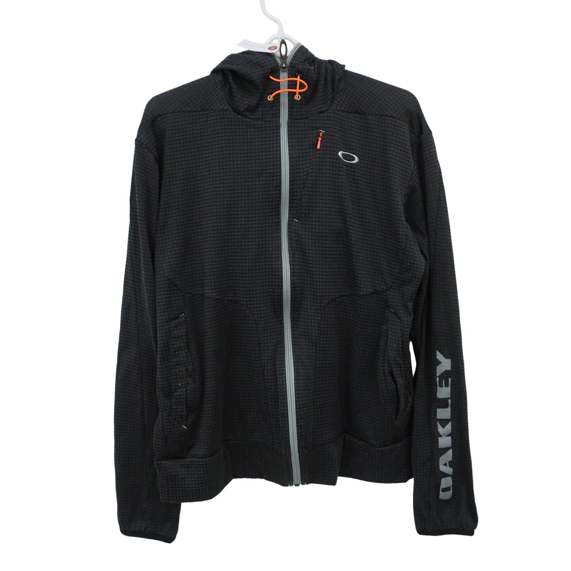 OAKLEY(オークリー) パーカー 黒系チェック メンズ M B
