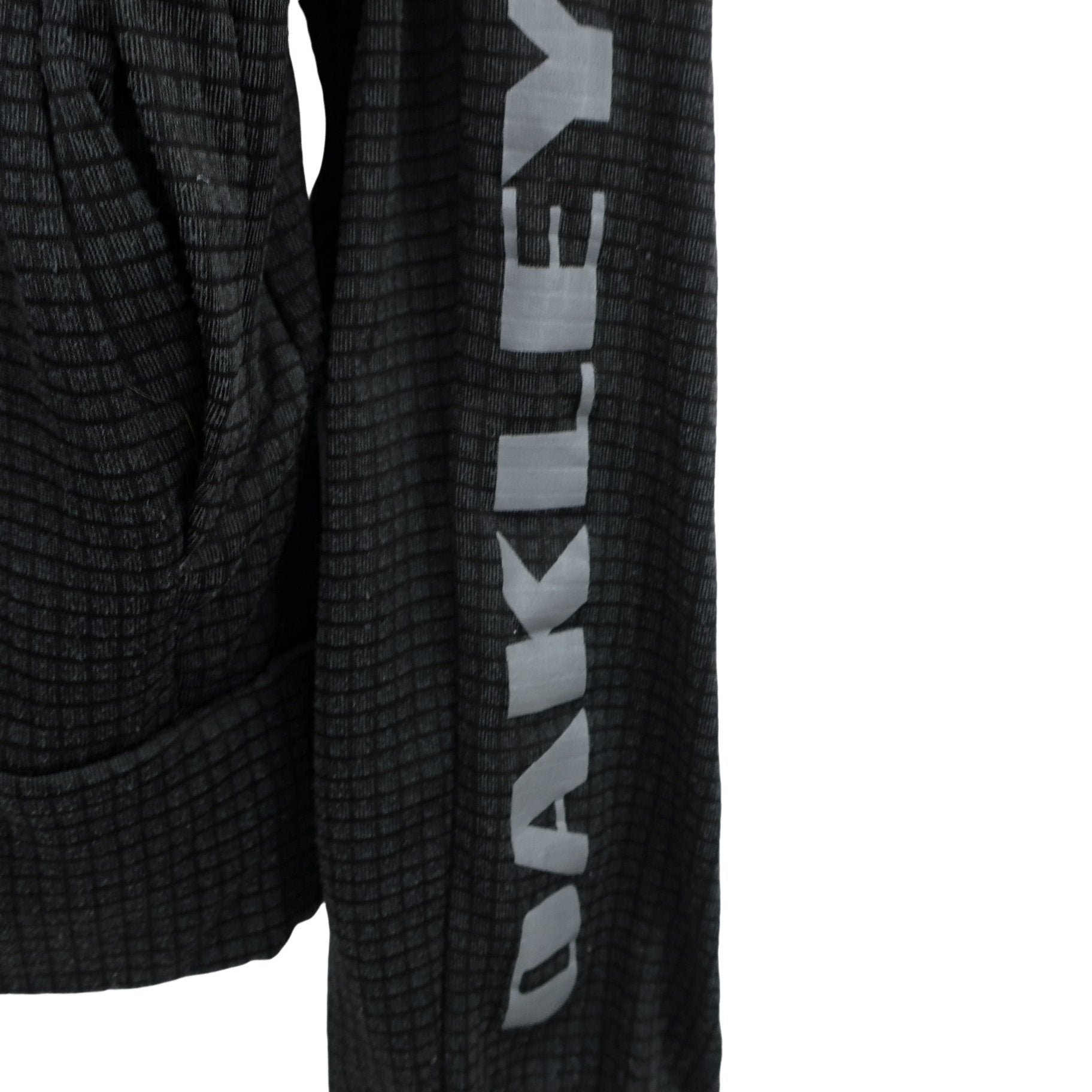 OAKLEY(オークリー) パーカー 黒系チェック メンズ M B