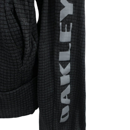OAKLEY(オークリー) パーカー 黒系チェック メンズ M B