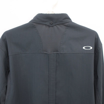 OAKLEY(オークリー) 長袖ポロシャツ 黒 メンズ M A