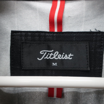 Titleist(タイトリスト) フルジップブルゾン&パンツ セットアップ 黒チェック メンズ M A