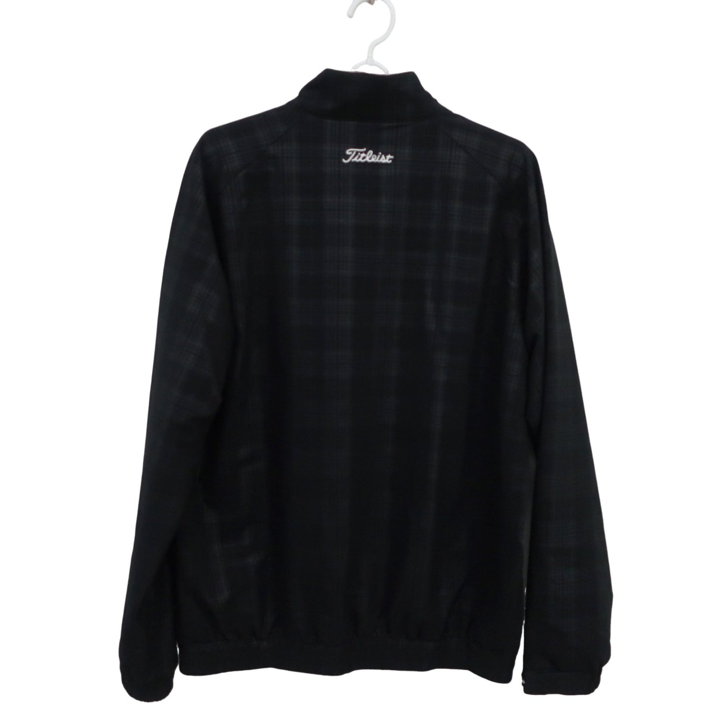 Titleist(タイトリスト) フルジップブルゾン&パンツ セットアップ 黒チェック メンズ M A