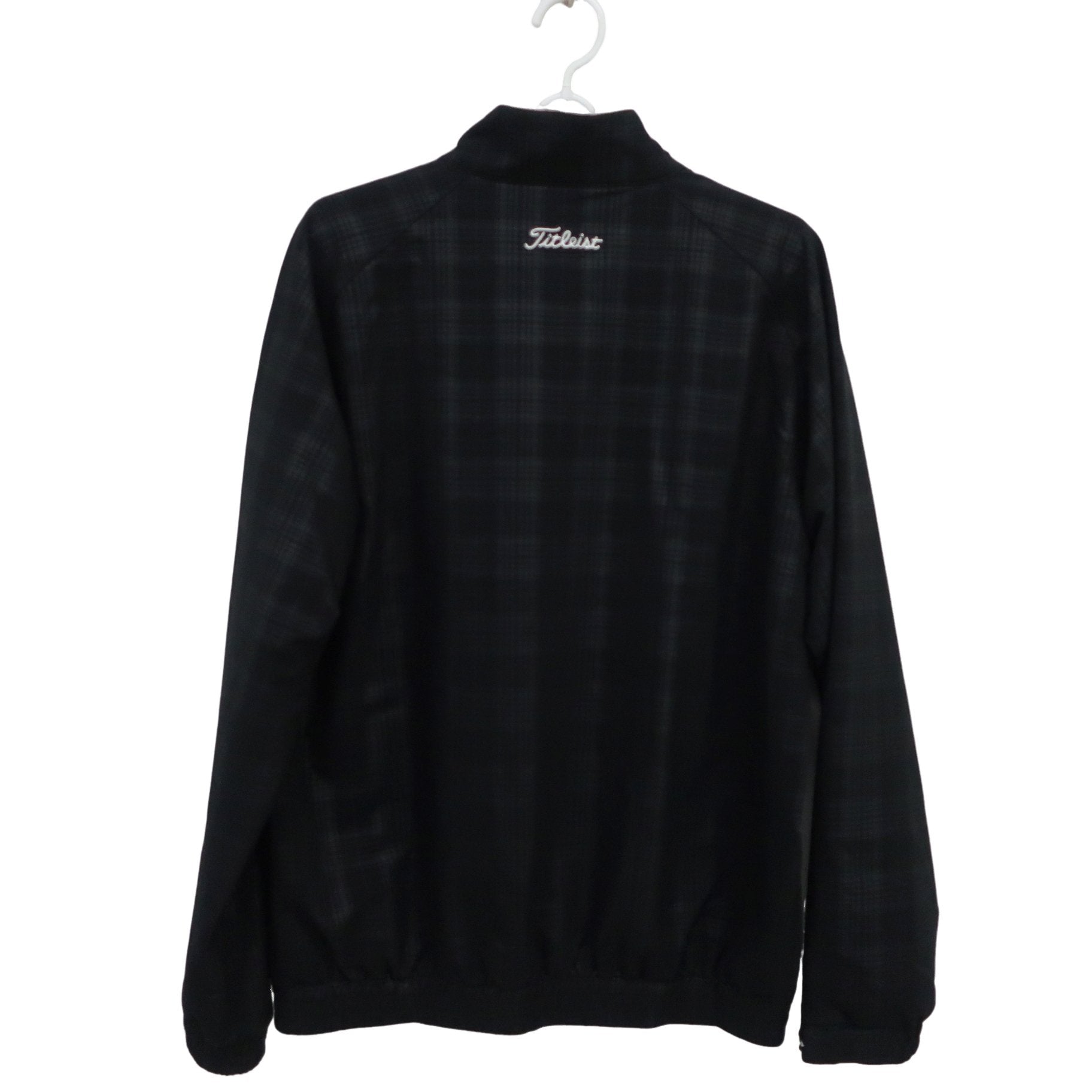 Titleist(タイトリスト) フルジップブルゾン&パンツ セットアップ 黒チェック メンズ M A